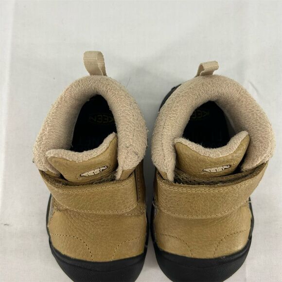 KEEN Toddler Ankle Boots Size 6 Beige Waterproof Insulated Winter Unisex Boy - Picture 3 of 11